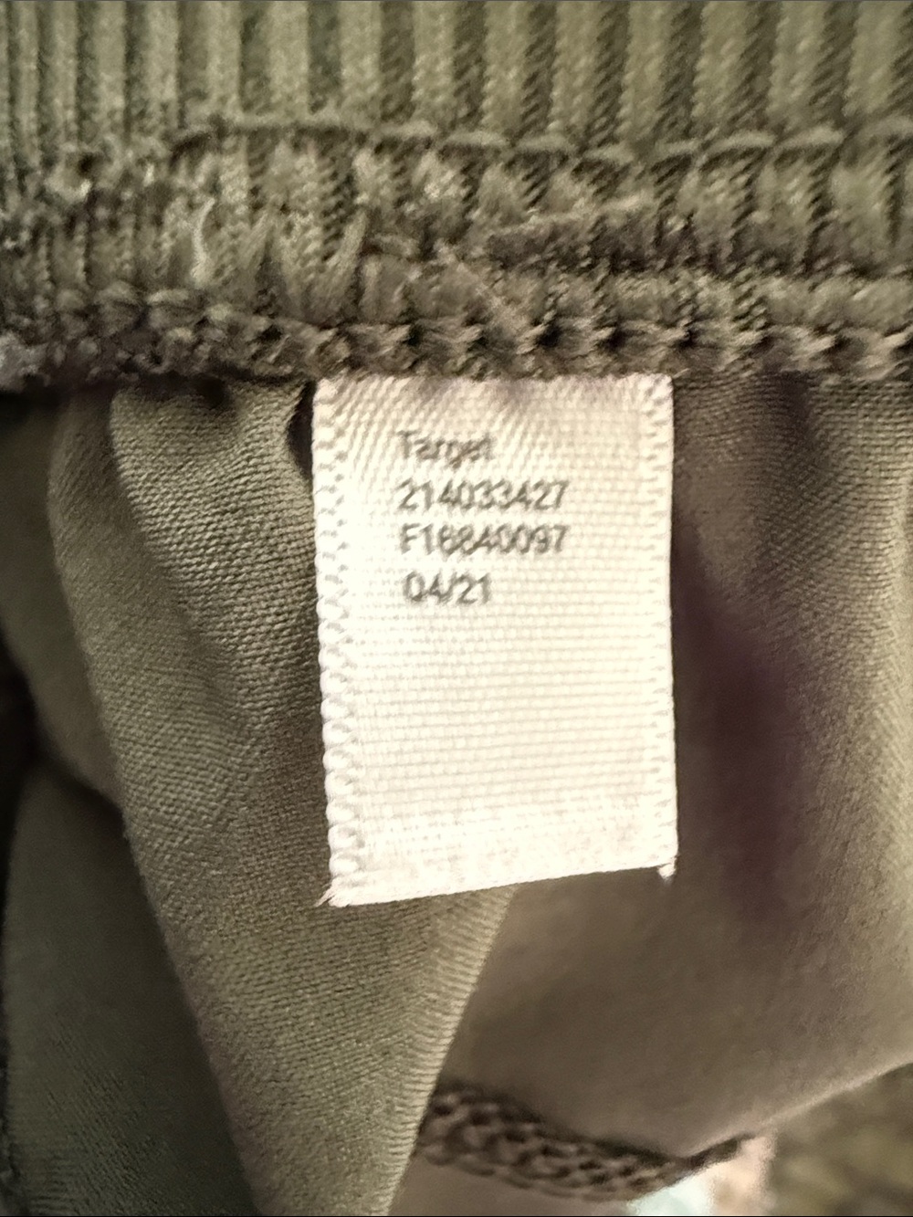 Target Women’s All in Motion Cargo Jogger Pants – Olive Green – Size Large - Picture 12 of 12